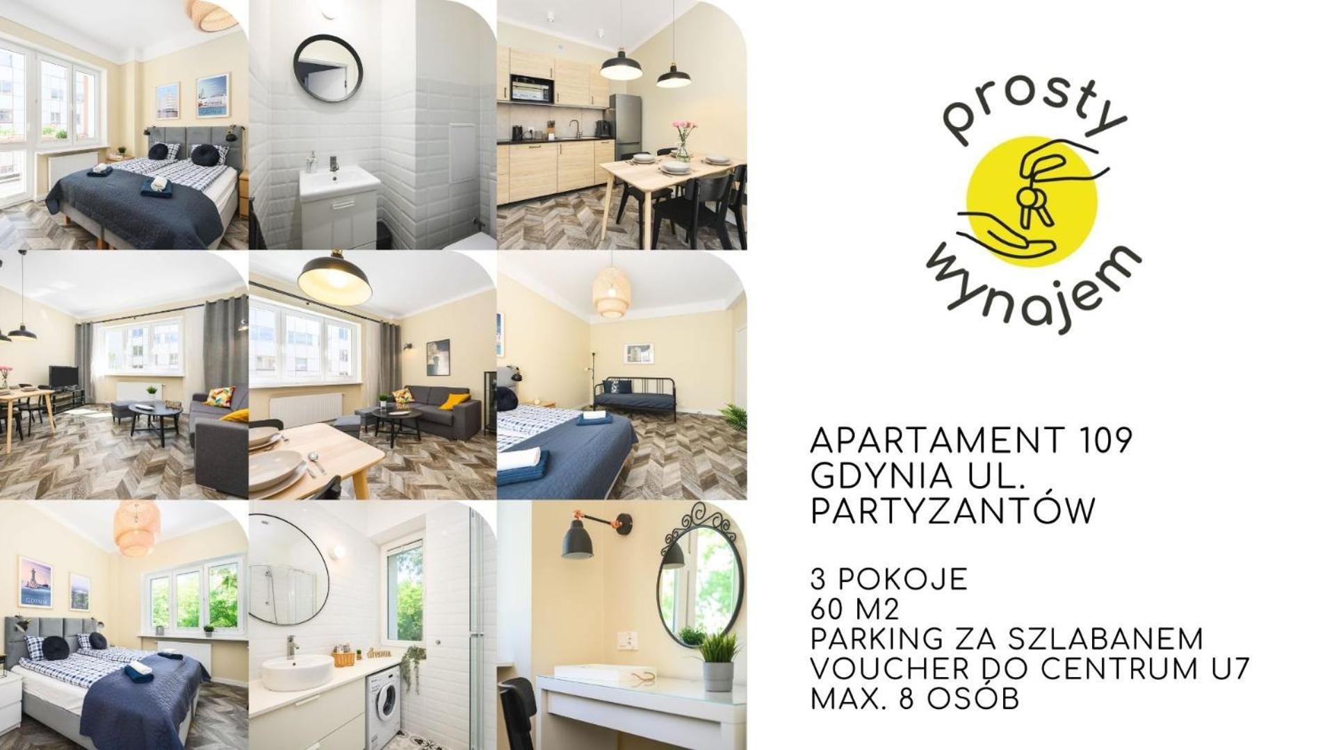 דירות גדינייה Apartament 109 W Centrum Gdyni Prostywynajem מראה חיצוני תמונה